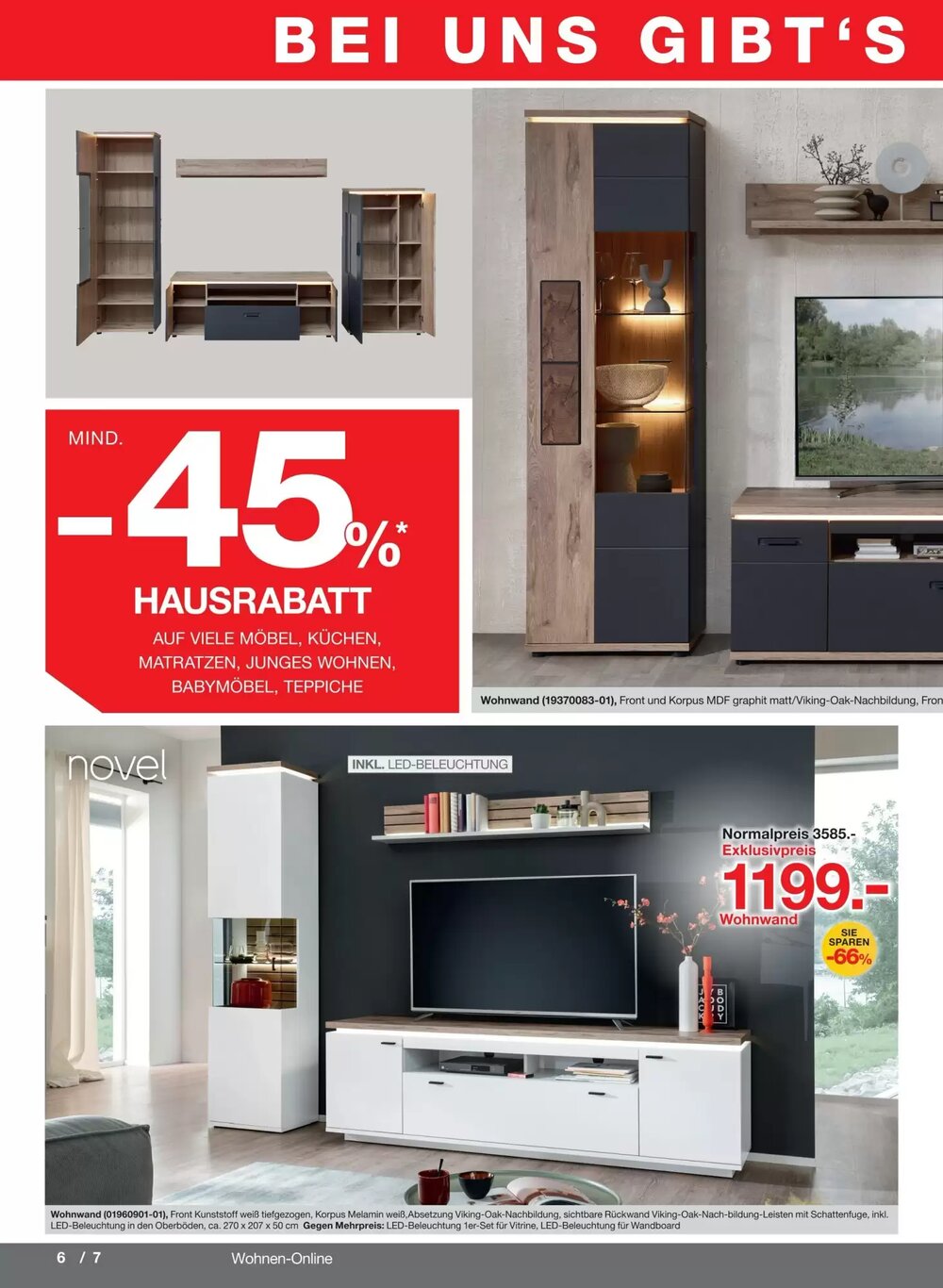 Möbelzentrum Pforzheim Prospekt (ab 02.03.2026) zum Blättern - Seite 6