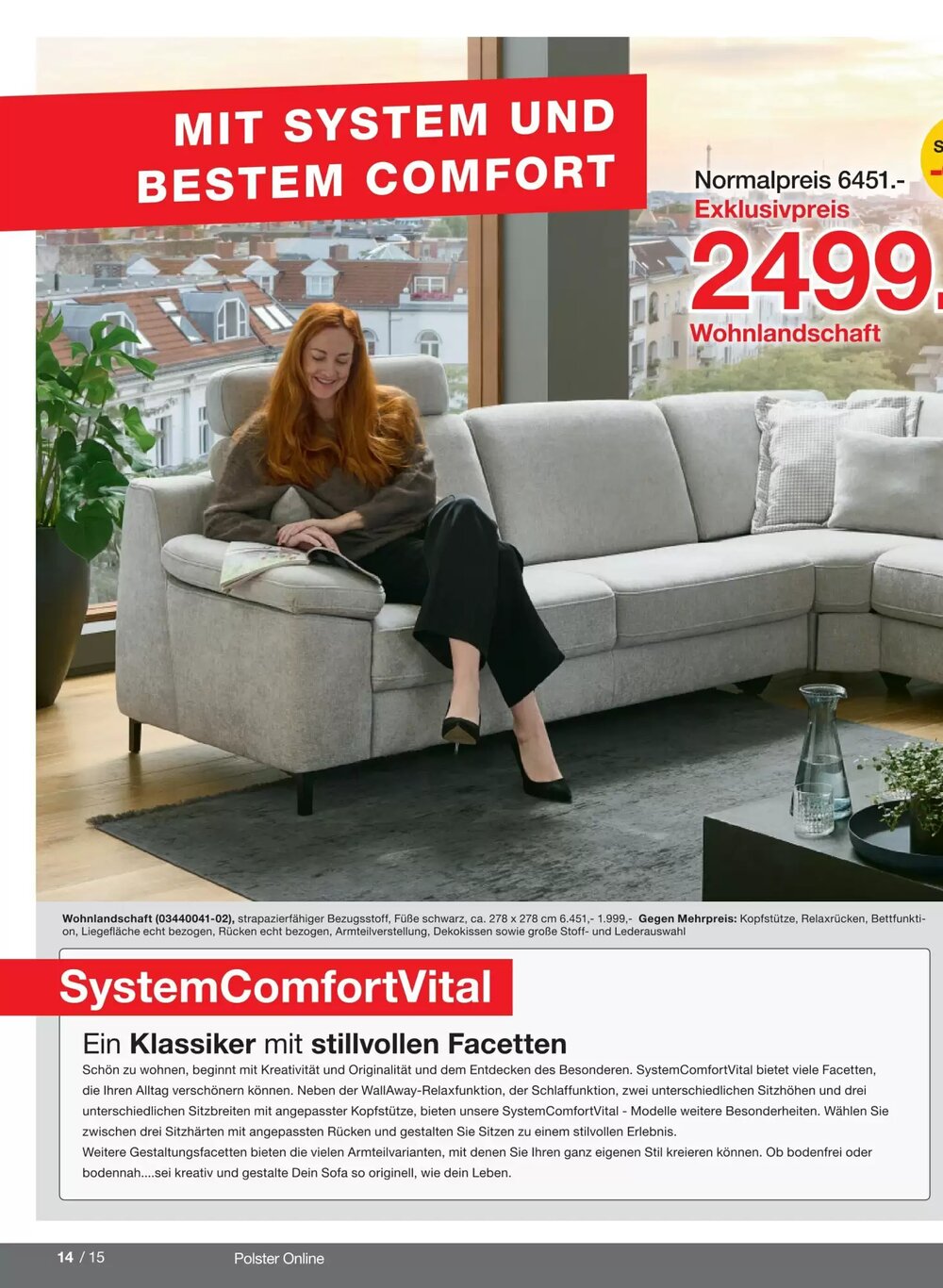 Möbelzentrum Pforzheim Prospekt (ab 02.03.2026) zum Blättern - Seite 14