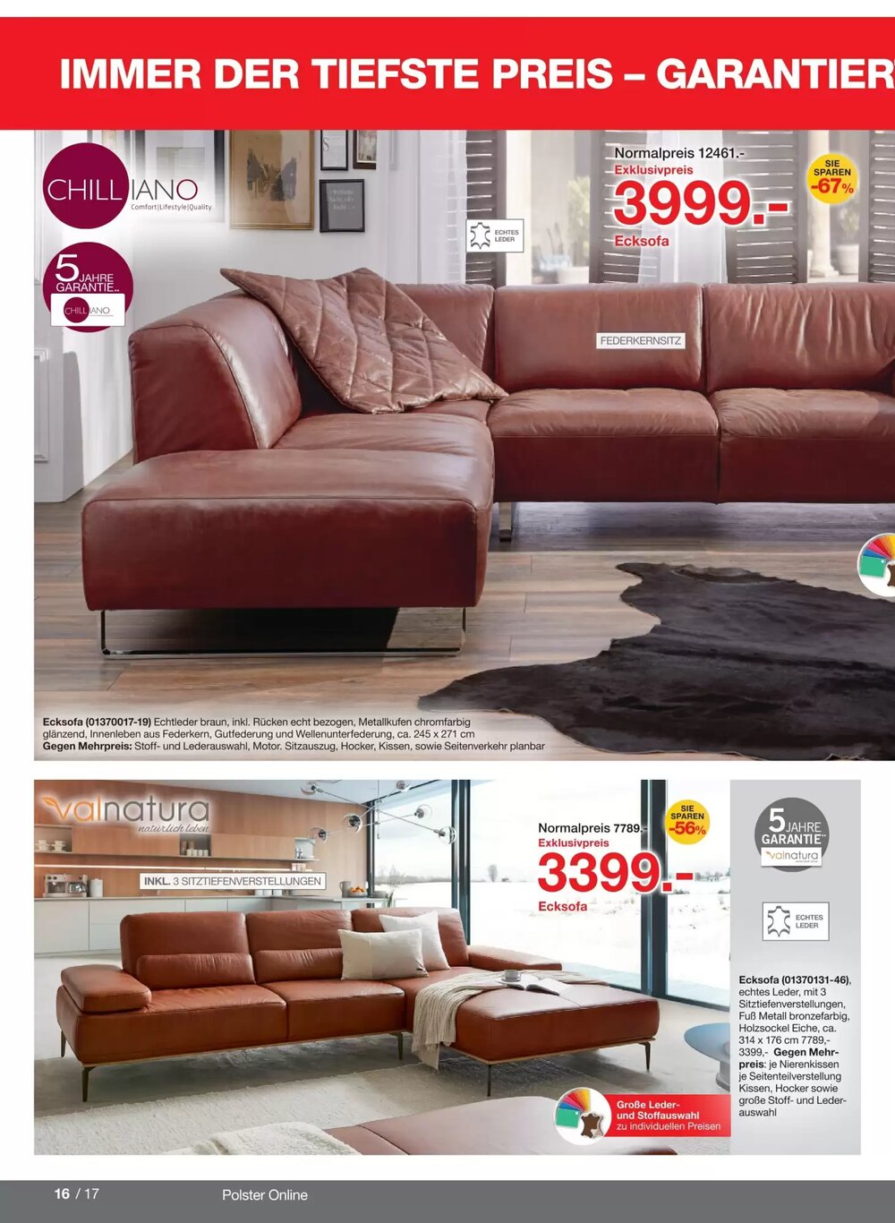 Möbelzentrum Pforzheim Prospekt (ab 02.03.2026) zum Blättern - Seite 16