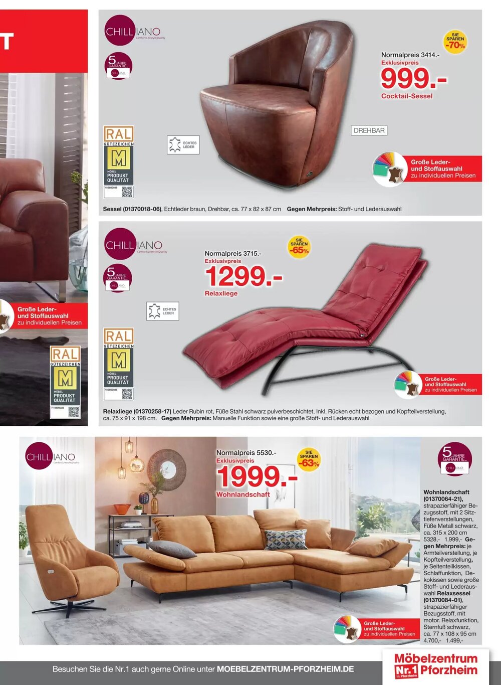 Möbelzentrum Pforzheim Prospekt (ab 02.03.2026) zum Blättern - Seite 17