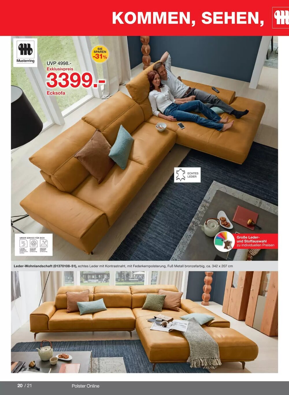 Möbelzentrum Pforzheim Prospekt (ab 02.03.2026) zum Blättern - Seite 20