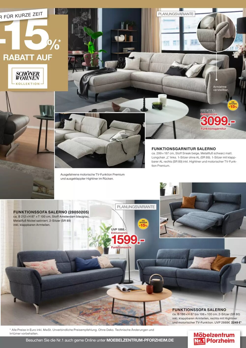 Möbelzentrum Pforzheim Prospekt (ab 02.03.2026) zum Blättern - Seite 25