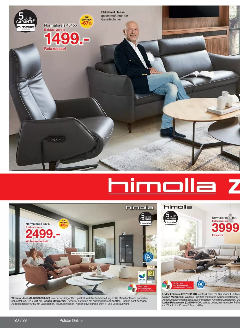 Möbelzentrum Pforzheim Prospekt (ab 02.03.2026) zum Blättern - Seite 28