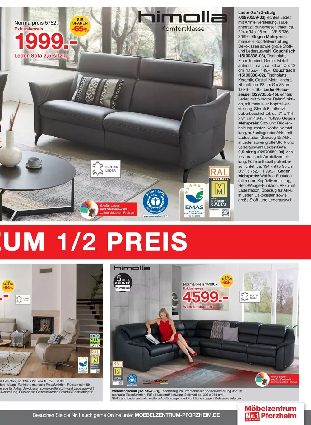 Möbelzentrum Pforzheim Prospekt (ab 02.03.2026) zum Blättern - Seite 29