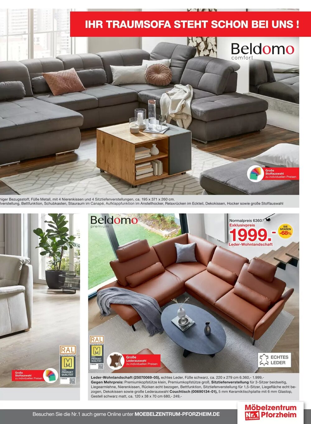Möbelzentrum Pforzheim Prospekt (ab 02.03.2026) zum Blättern - Seite 7