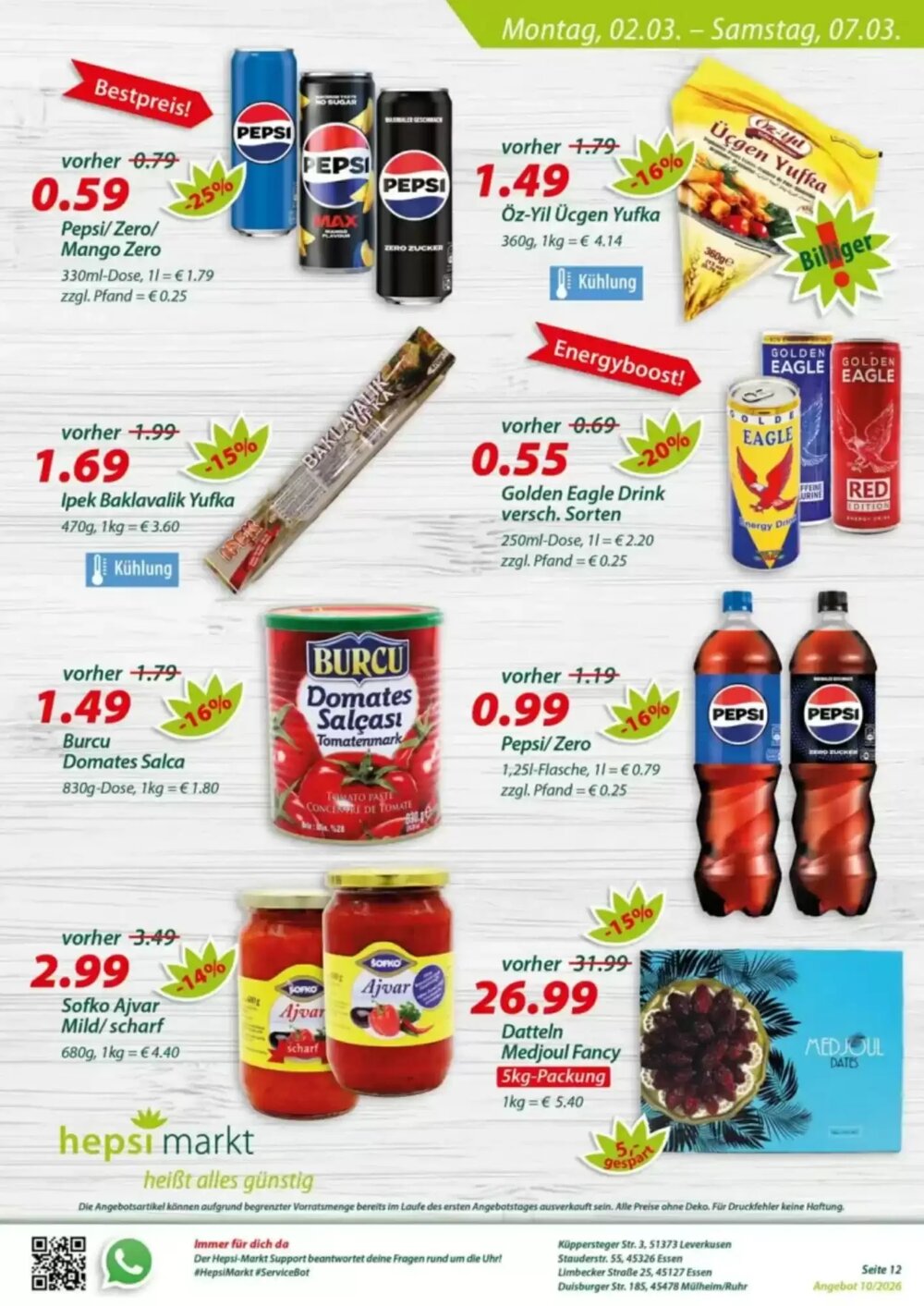 Hepsi-Markt Prospekt (ab 02.03.2026) zum Blättern - Seite 12
