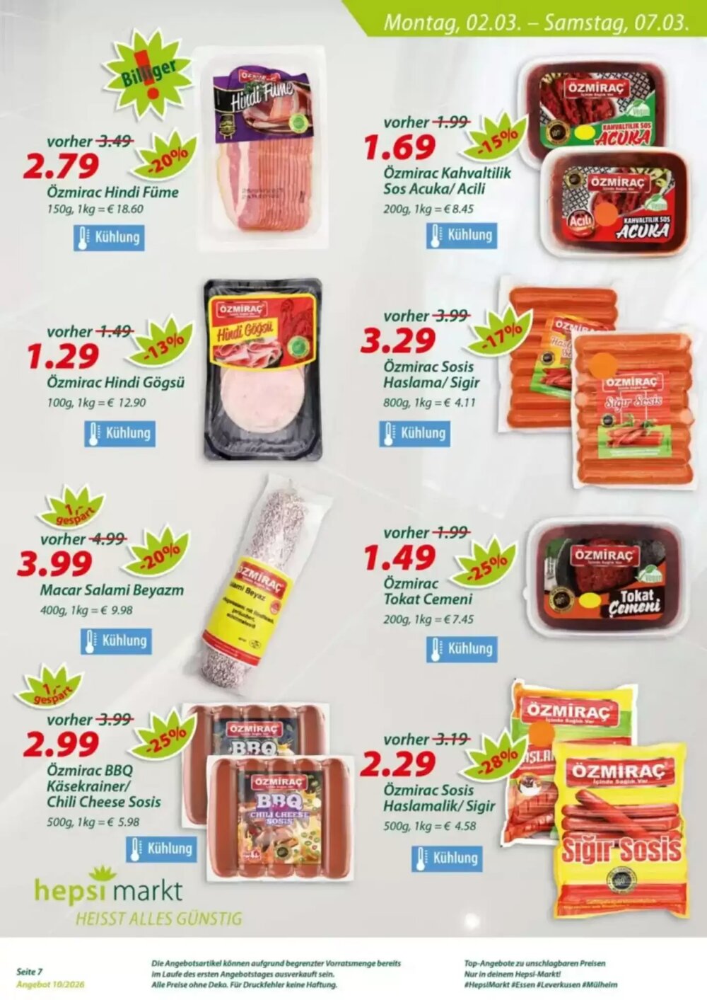 Hepsi-Markt Prospekt (ab 02.03.2026) zum Blättern - Seite 7
