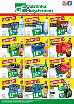 Getränke Fleischmann Prospekt (ab 02.03.2026) zum Blättern