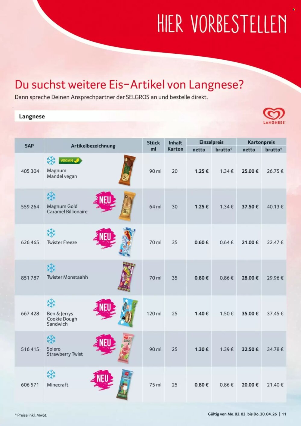 Selgros Prospekt (ab 02.03.2026) zum Blättern - Seite 11