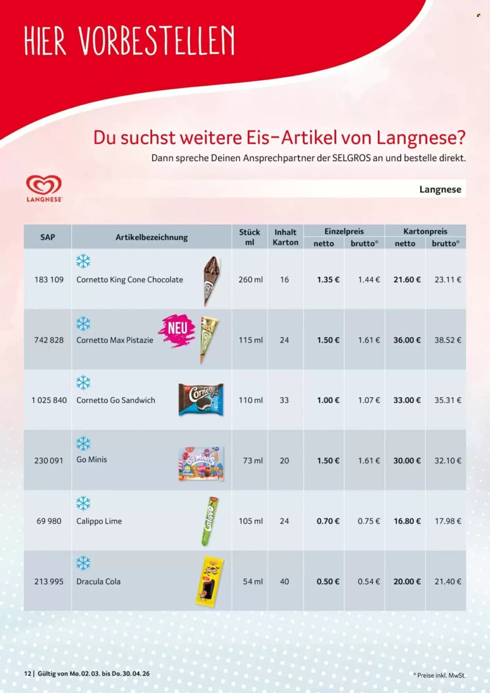 Selgros Prospekt (ab 02.03.2026) zum Blättern - Seite 12