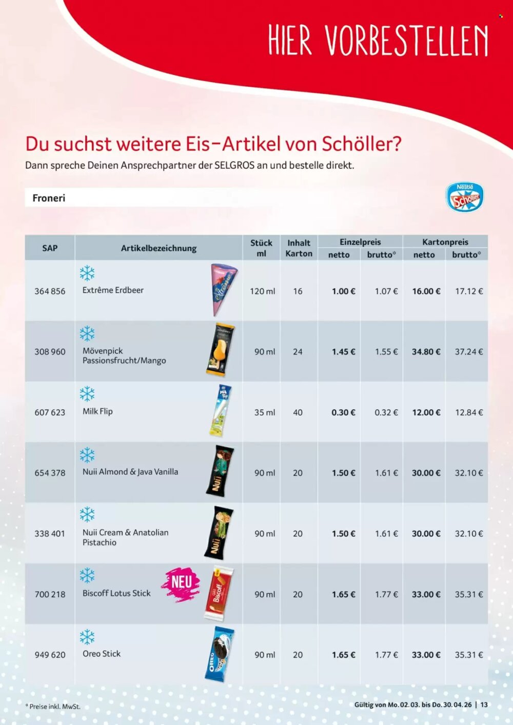 Selgros Prospekt (ab 02.03.2026) zum Blättern - Seite 13