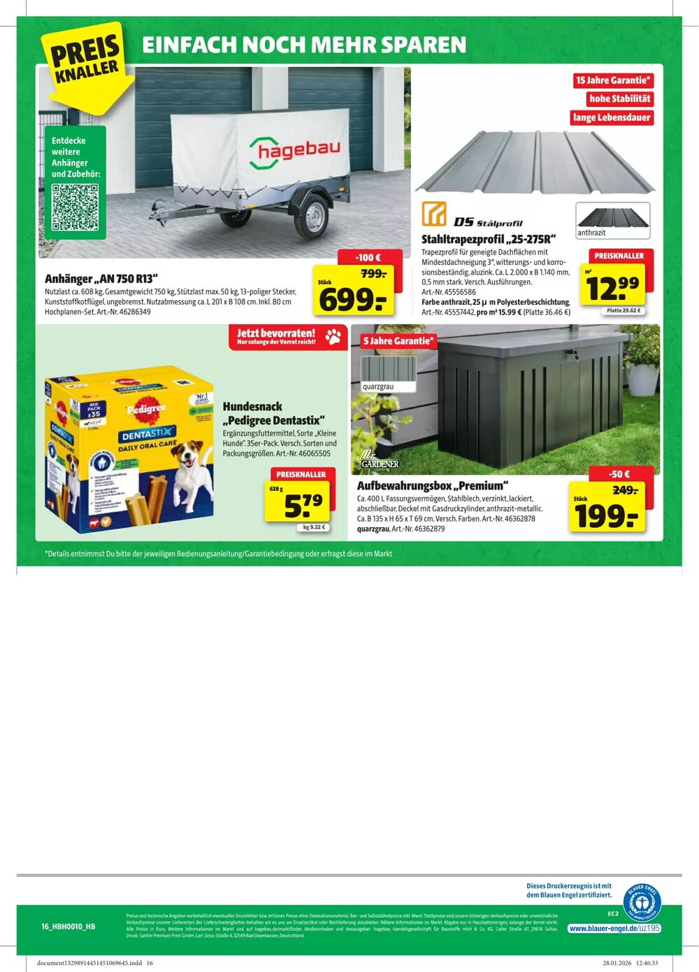 Leitermann Baumarkt Prospekt (ab 03.03.2026) zum Blättern - Seite 16