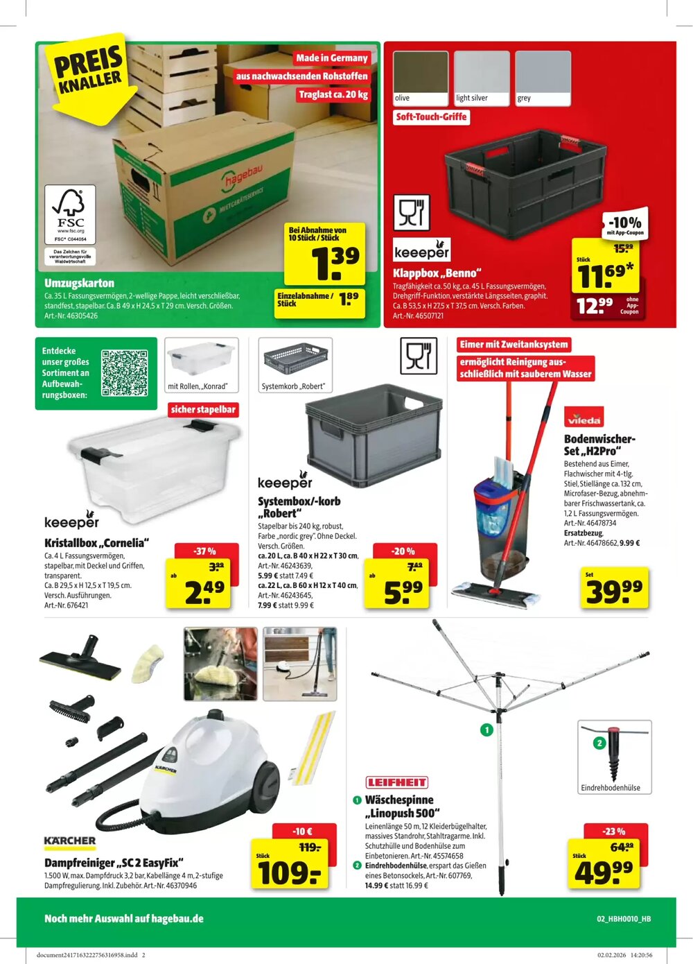 Leitermann Baumarkt Prospekt (ab 03.03.2026) zum Blättern - Seite 2