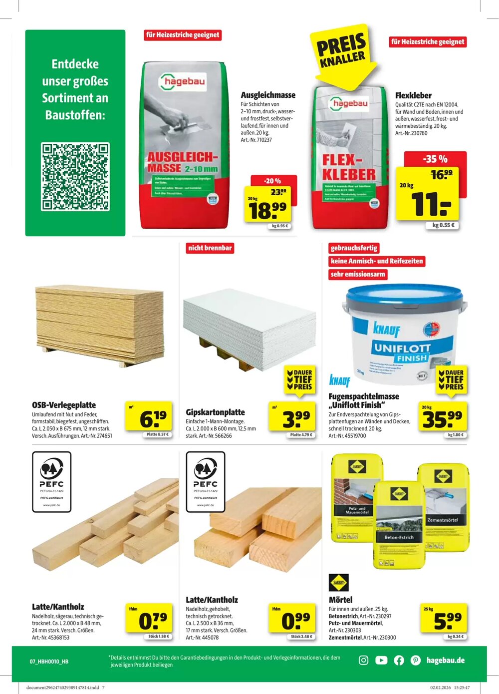 Leitermann Baumarkt Prospekt (ab 03.03.2026) zum Blättern - Seite 7