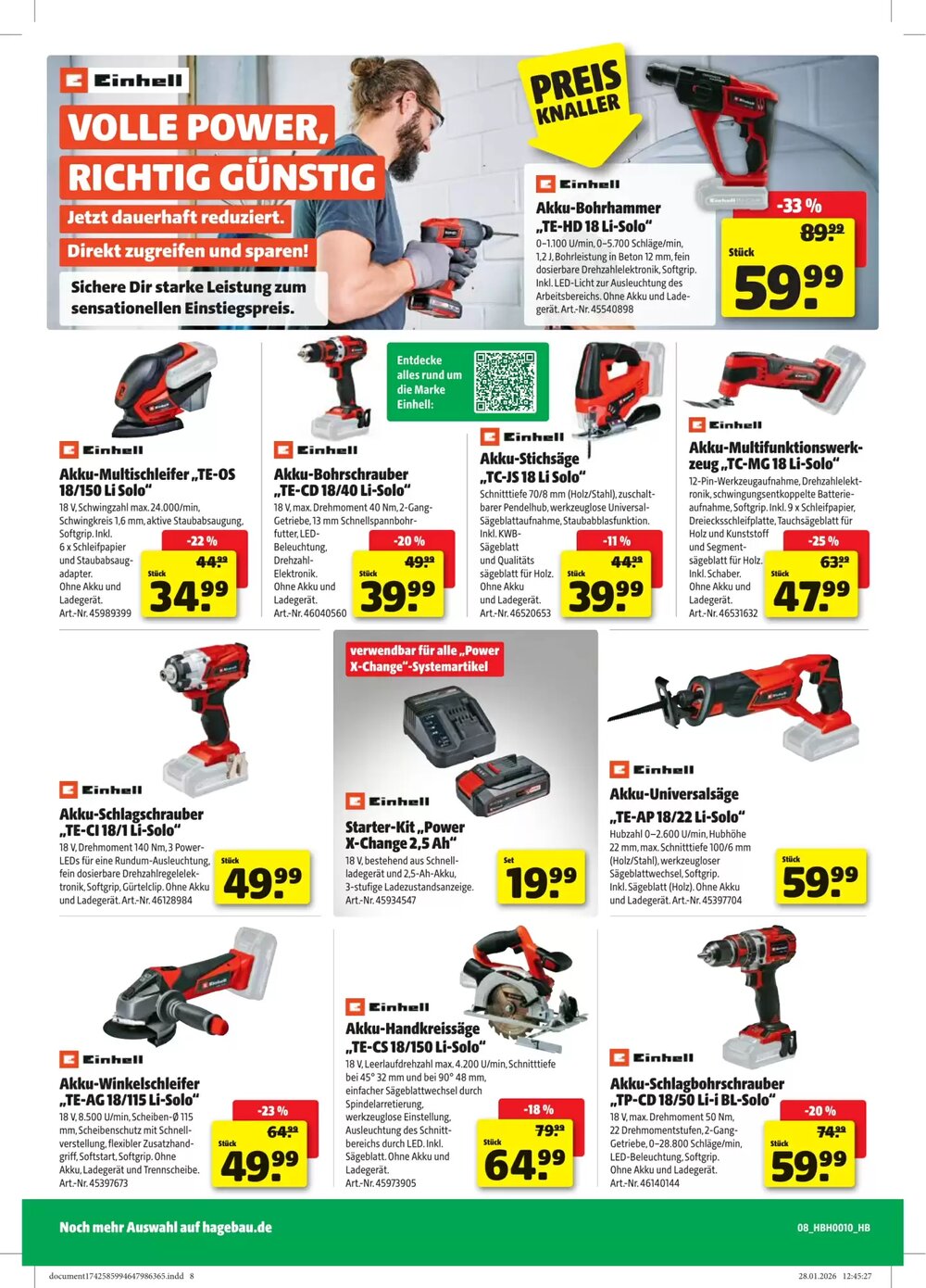 Leitermann Baumarkt Prospekt (ab 03.03.2026) zum Blättern - Seite 8