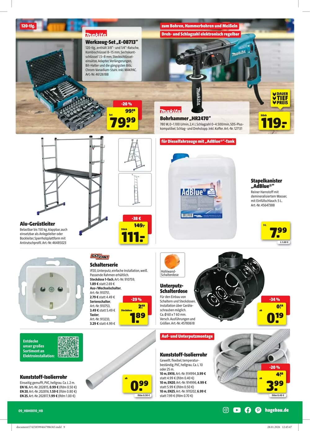 Leitermann Baumarkt Prospekt (ab 03.03.2026) zum Blättern - Seite 9