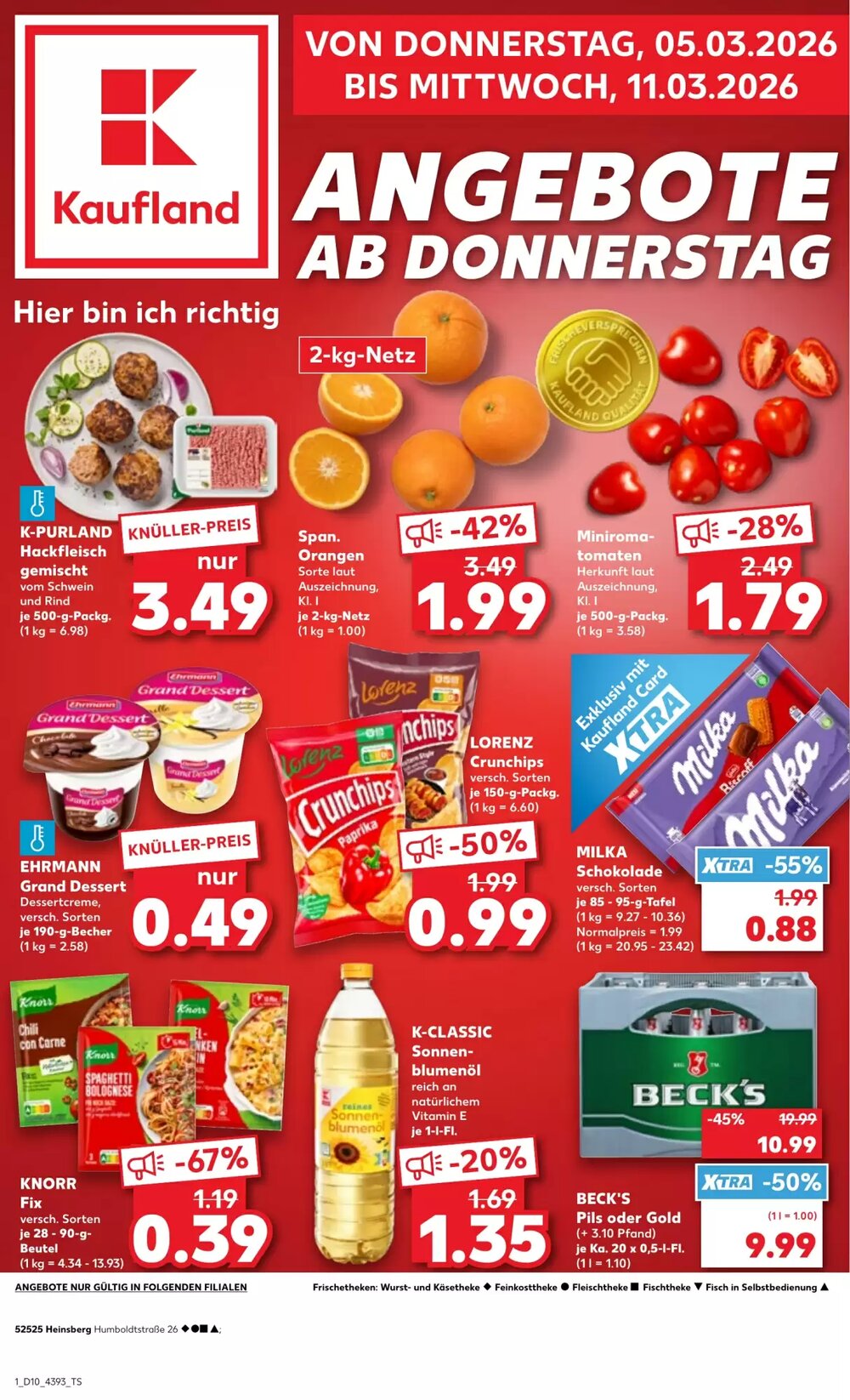 Kaufland Prospekt (ab 04.03.2026) zum Blättern - Seite 1