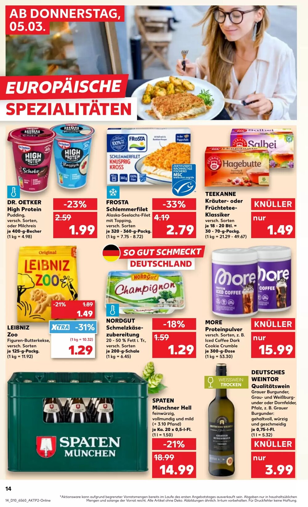 Kaufland Prospekt (ab 04.03.2026) zum Blättern - Seite 14
