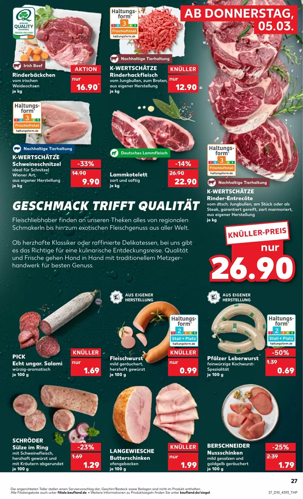 Kaufland Prospekt (ab 04.03.2026) zum Blättern - Seite 27
