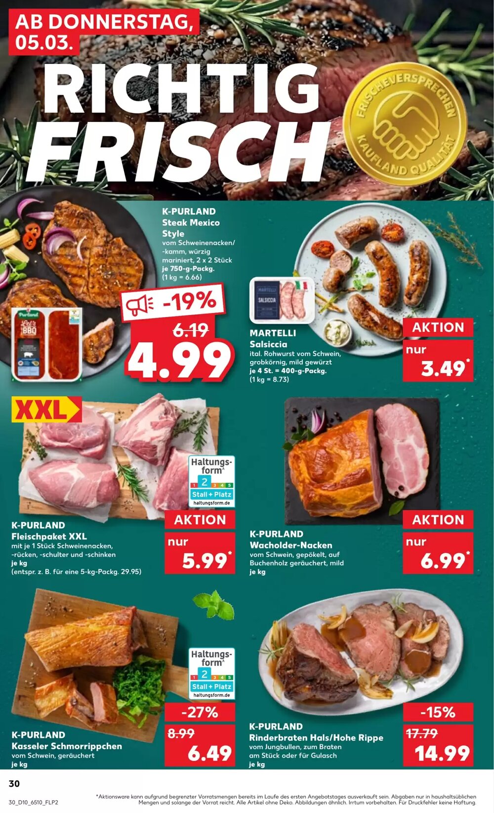 Kaufland Prospekt (ab 04.03.2026) zum Blättern - Seite 30