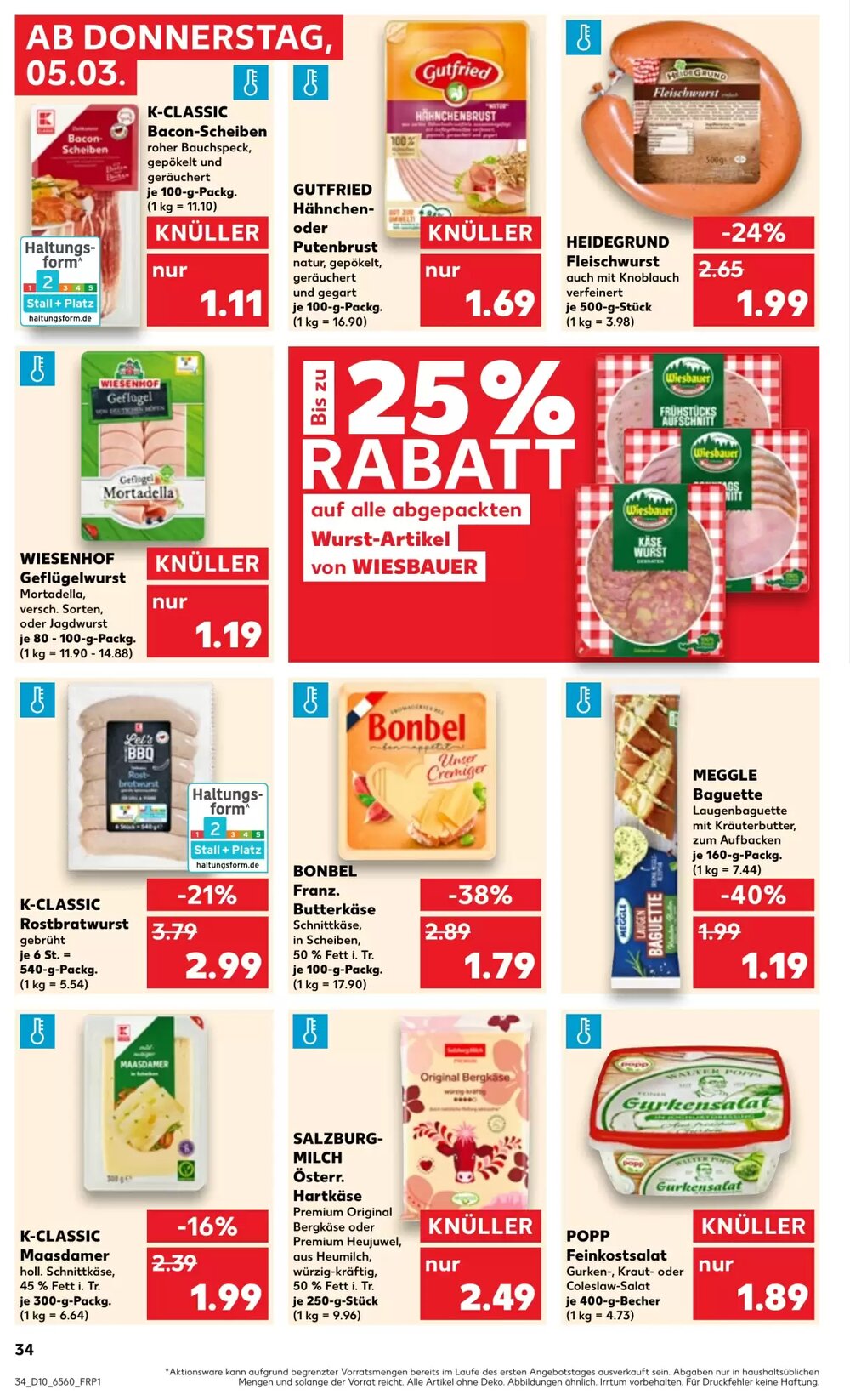Kaufland Prospekt (ab 04.03.2026) zum Blättern - Seite 34