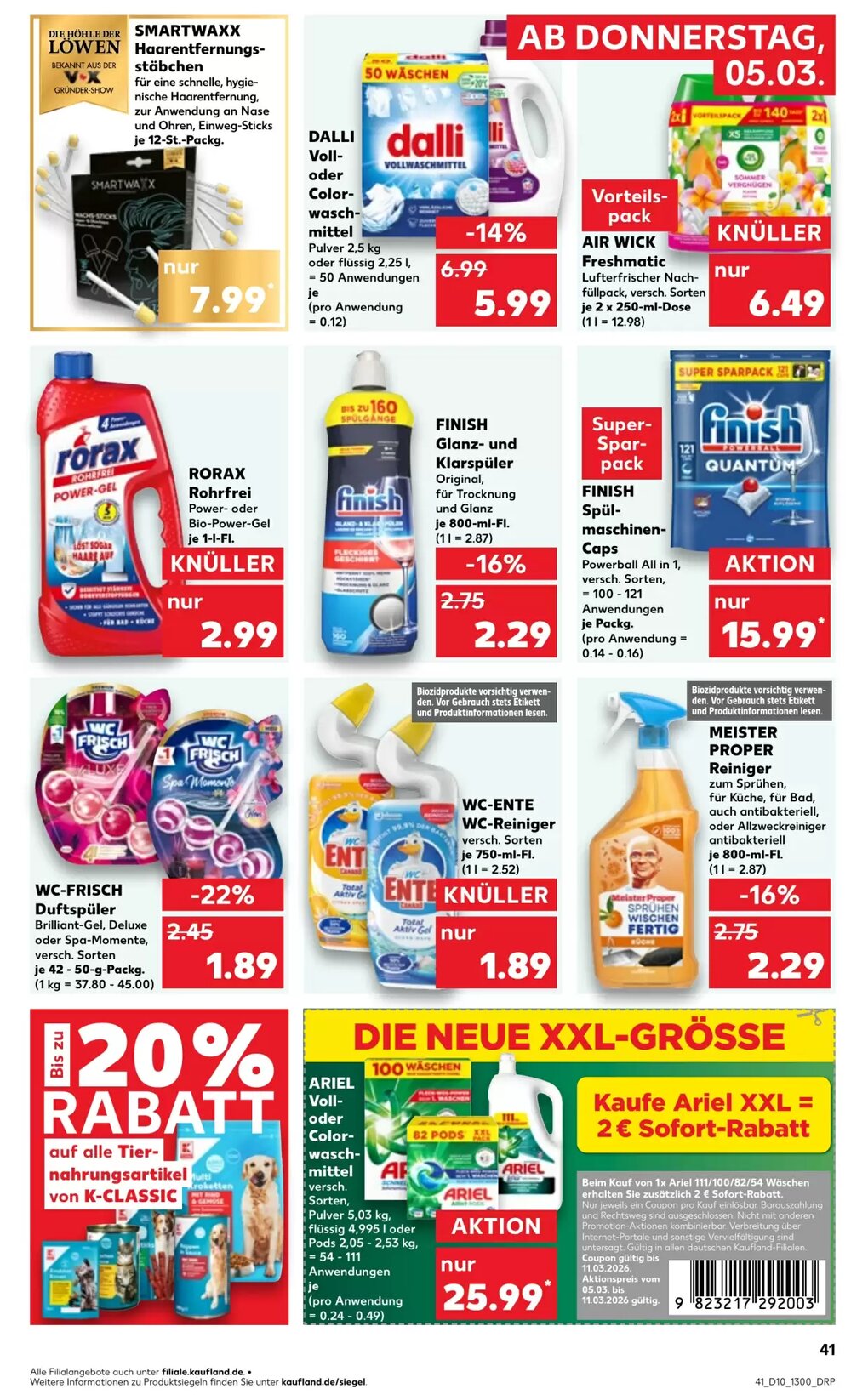 Kaufland Prospekt (ab 04.03.2026) zum Blättern - Seite 41