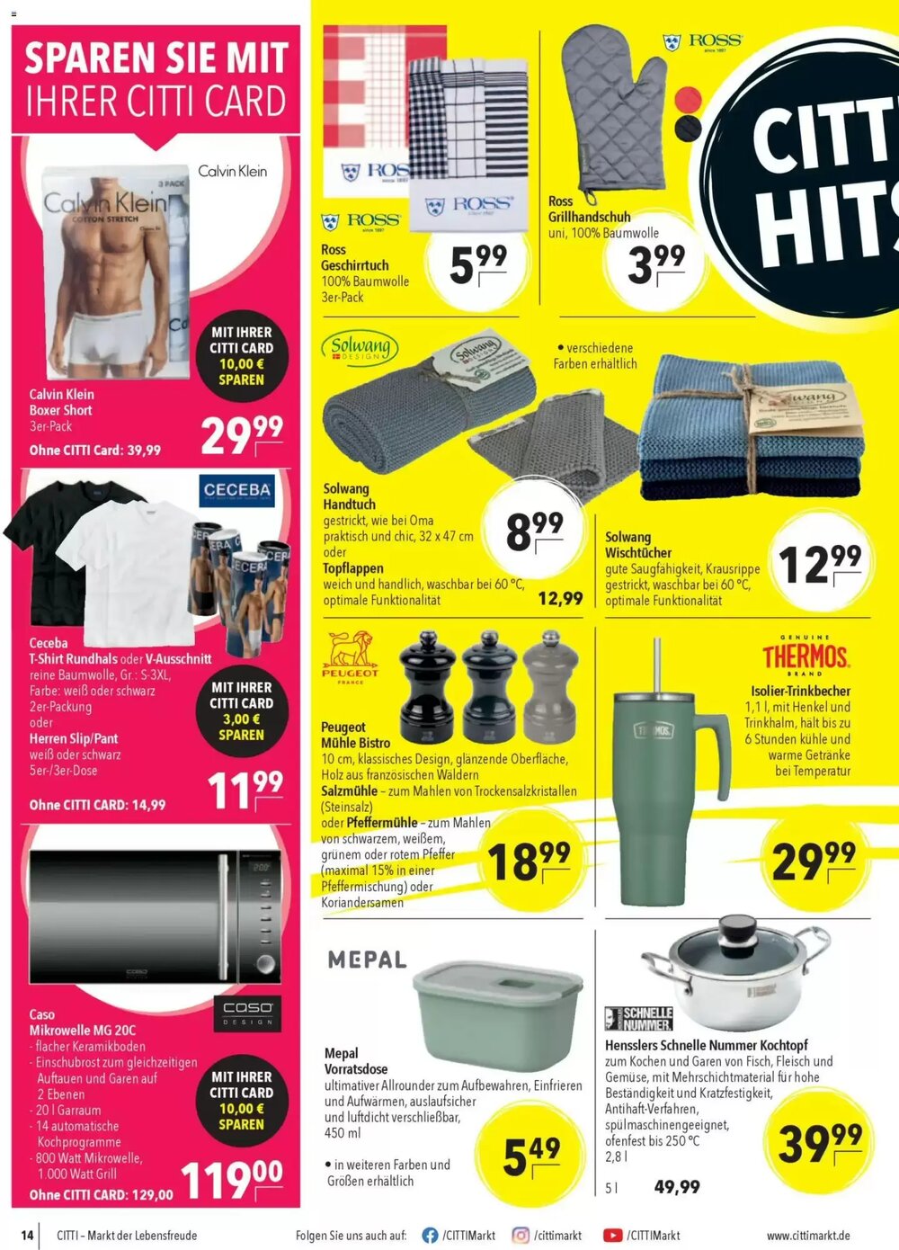 CITTI Markt Prospekt (ab 04.03.2026) zum Blättern - Seite 14