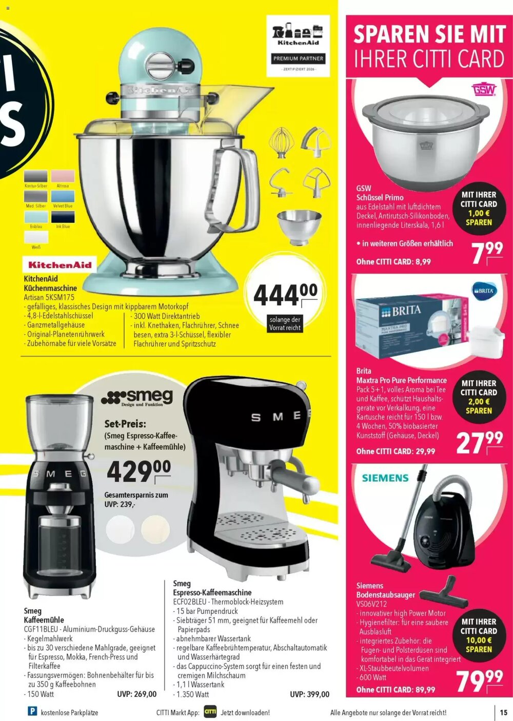 CITTI Markt Prospekt (ab 04.03.2026) zum Blättern - Seite 15