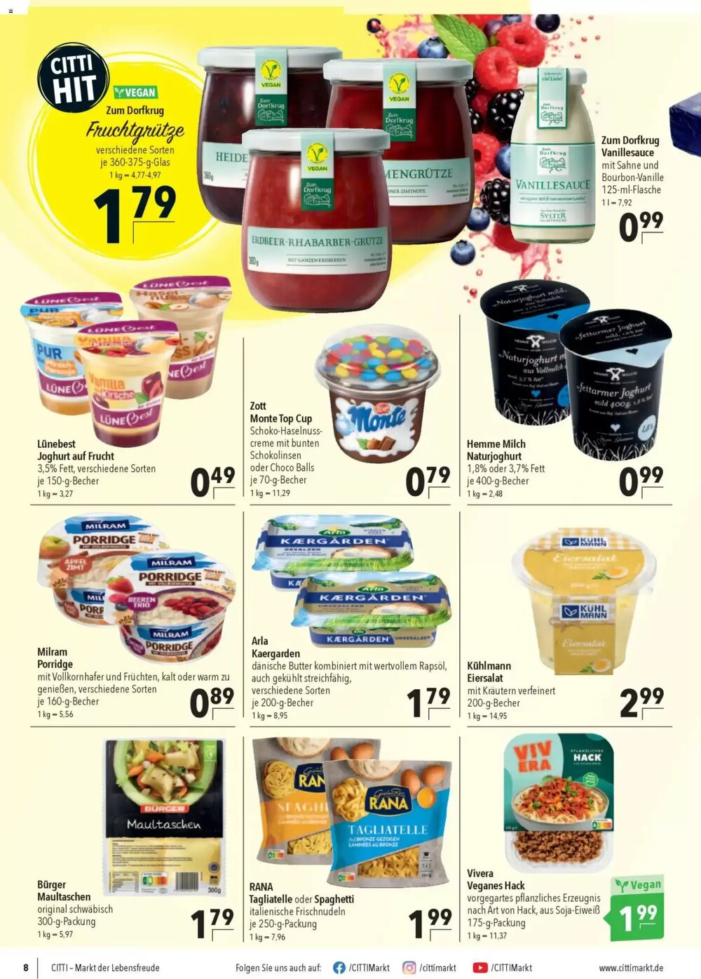 CITTI Markt Prospekt (ab 04.03.2026) zum Blättern - Seite 8