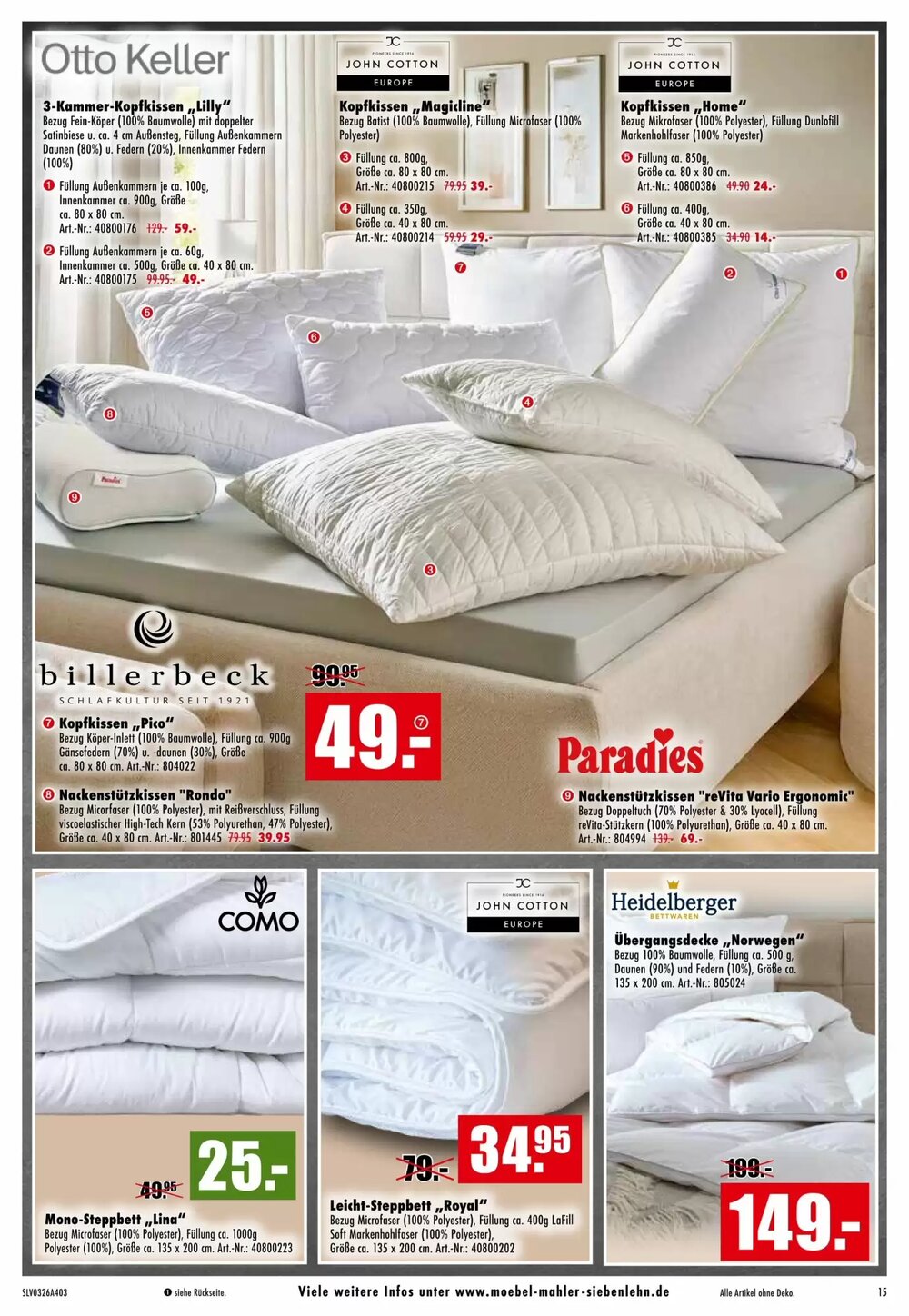 Möbel Mahler Prospekt (ab 04.03.2026) zum Blättern - Seite 15