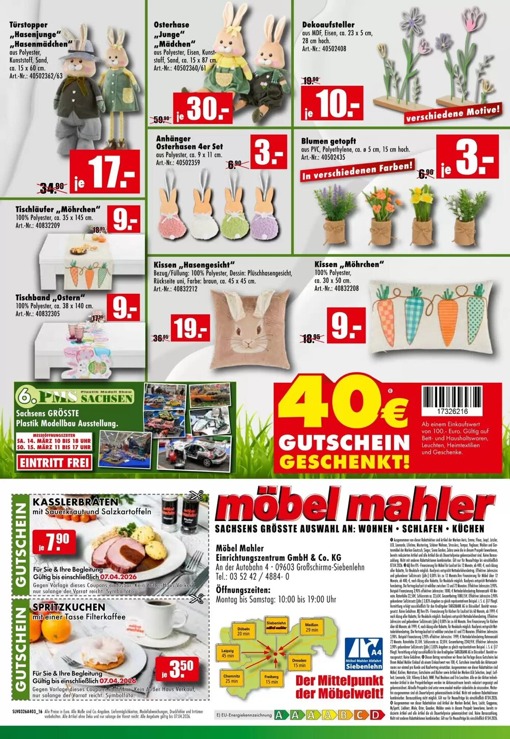 Möbel Mahler Prospekt (ab 04.03.2026) zum Blättern - Seite 16
