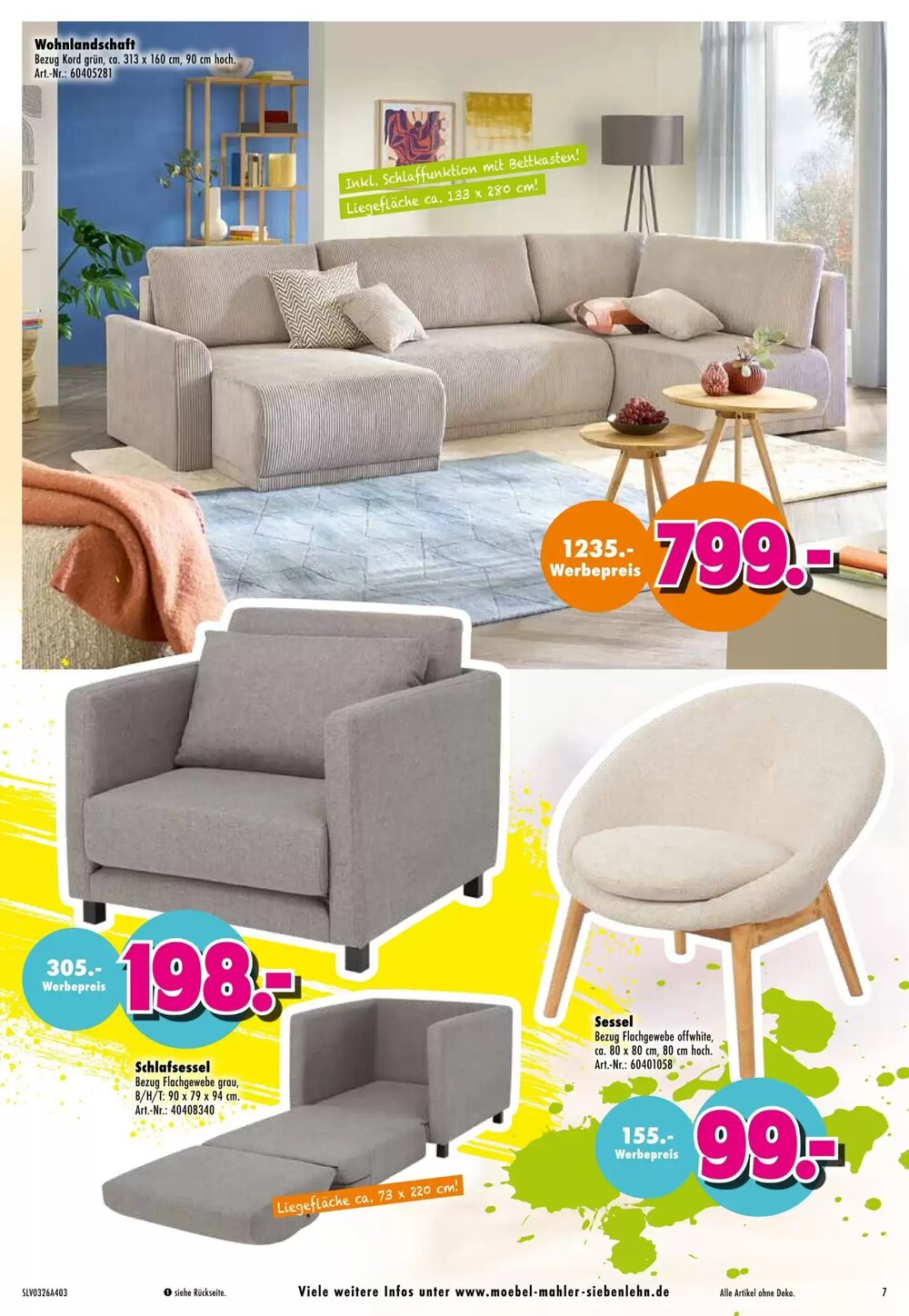Möbel Mahler Prospekt (ab 04.03.2026) zum Blättern - Seite 7