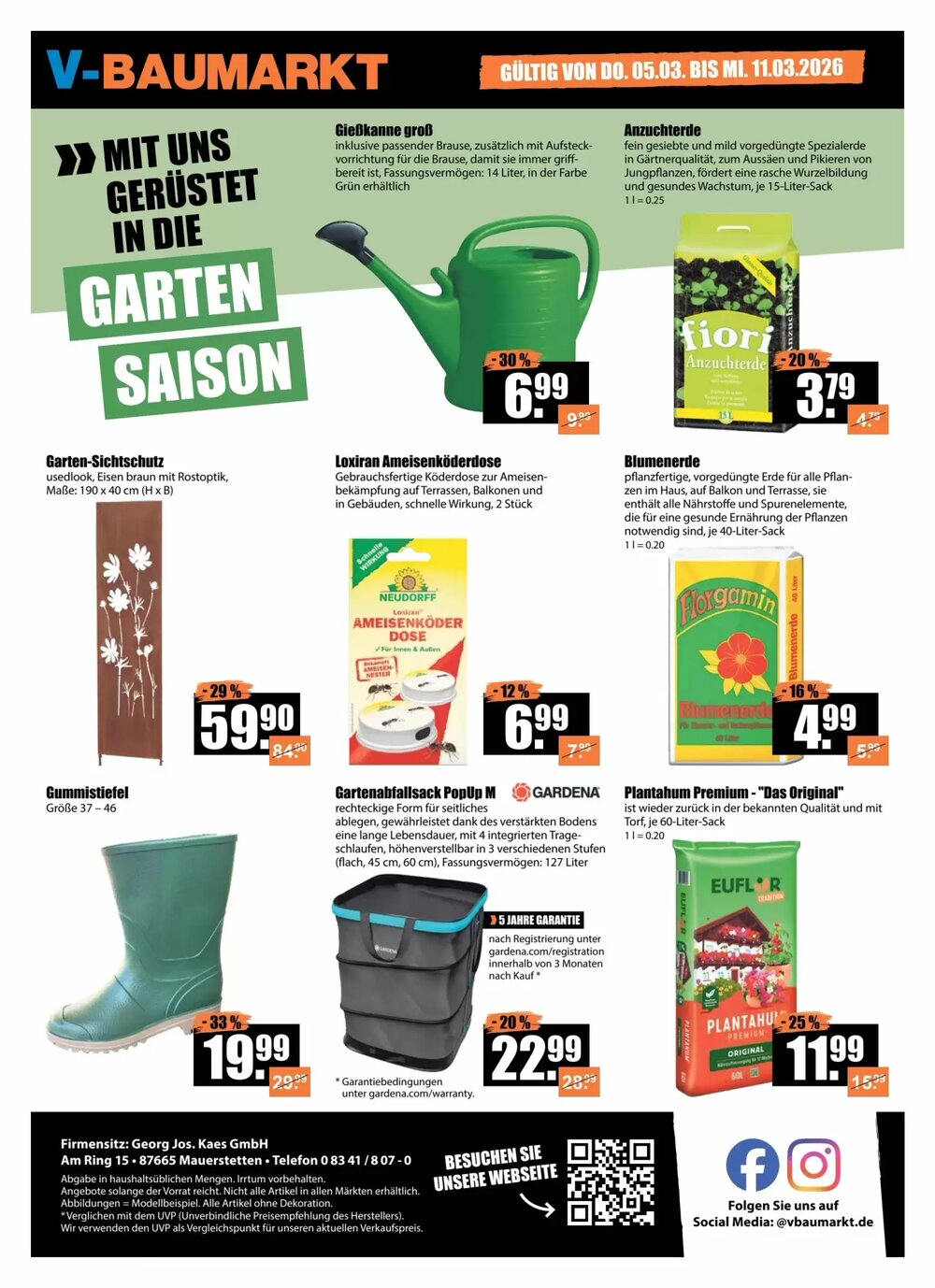 V Baumarkt Prospekt (ab 05.03.2026) zum Blättern - Seite 8