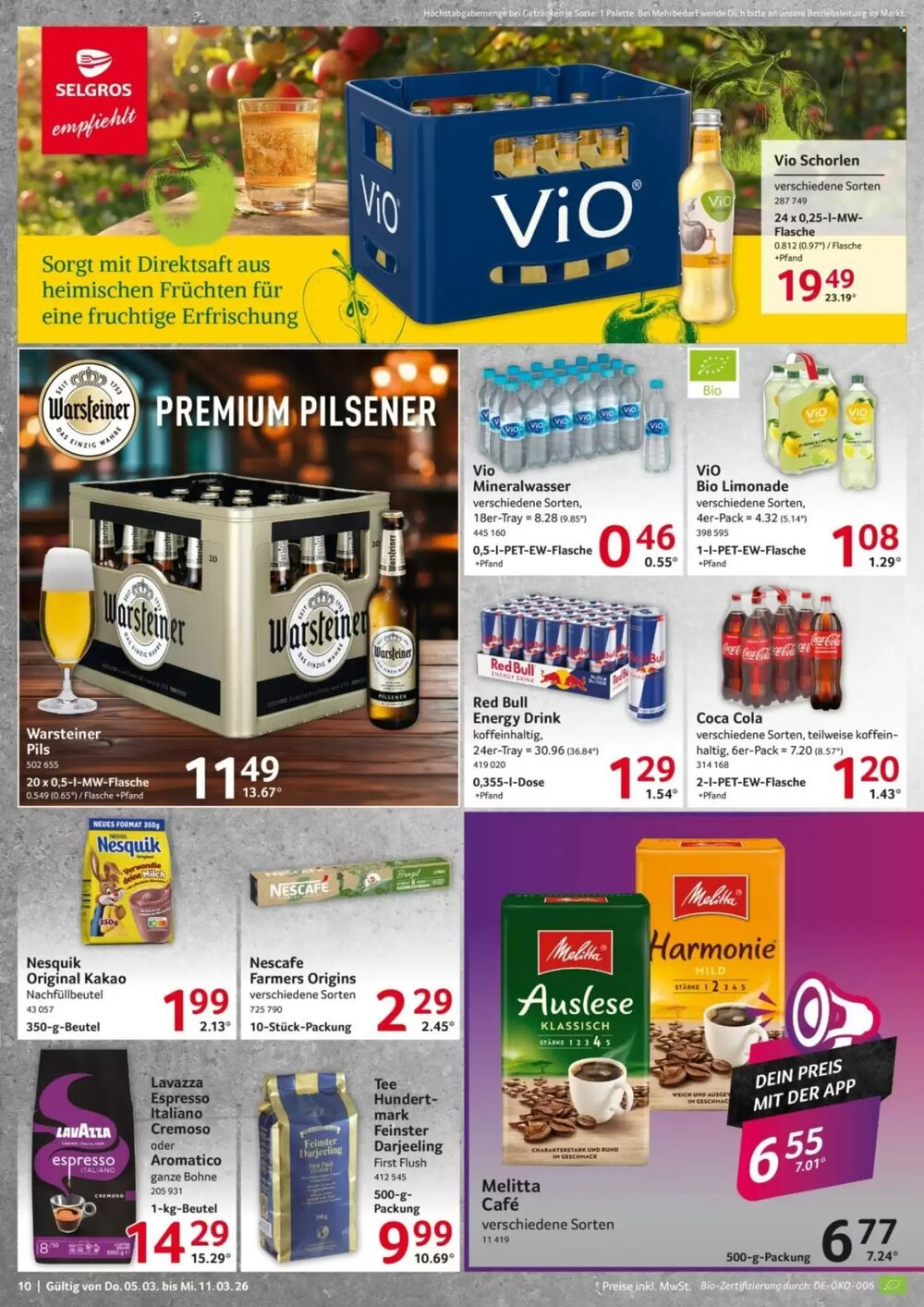 Selgros Prospekt (ab 05.03.2026) zum Blättern - Seite 10