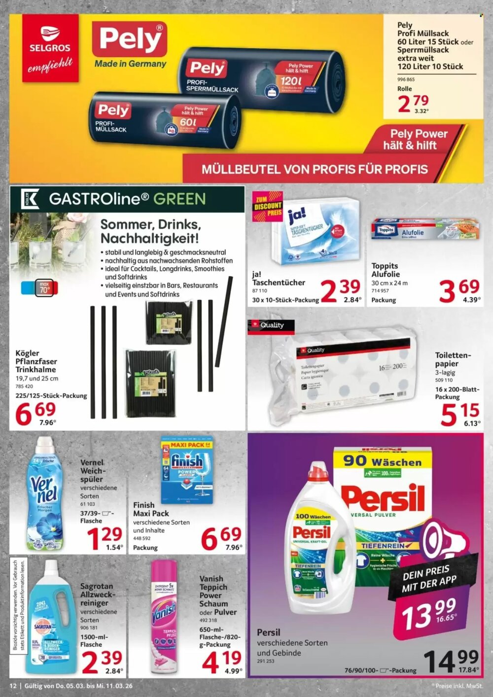 Selgros Prospekt (ab 05.03.2026) zum Blättern - Seite 12