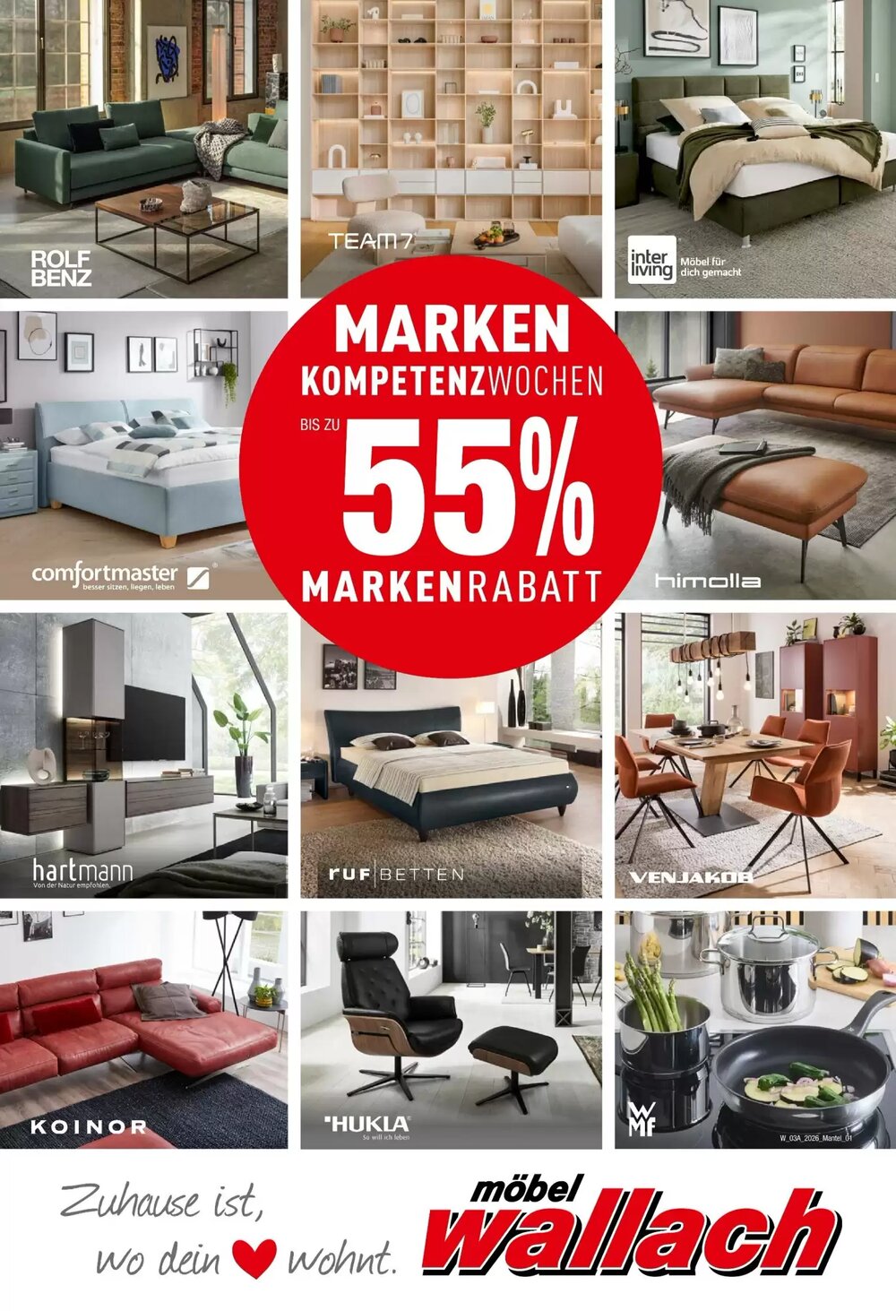 Möbel Wallach Prospekt (ab 05.03.2026) zum Blättern - Seite 1