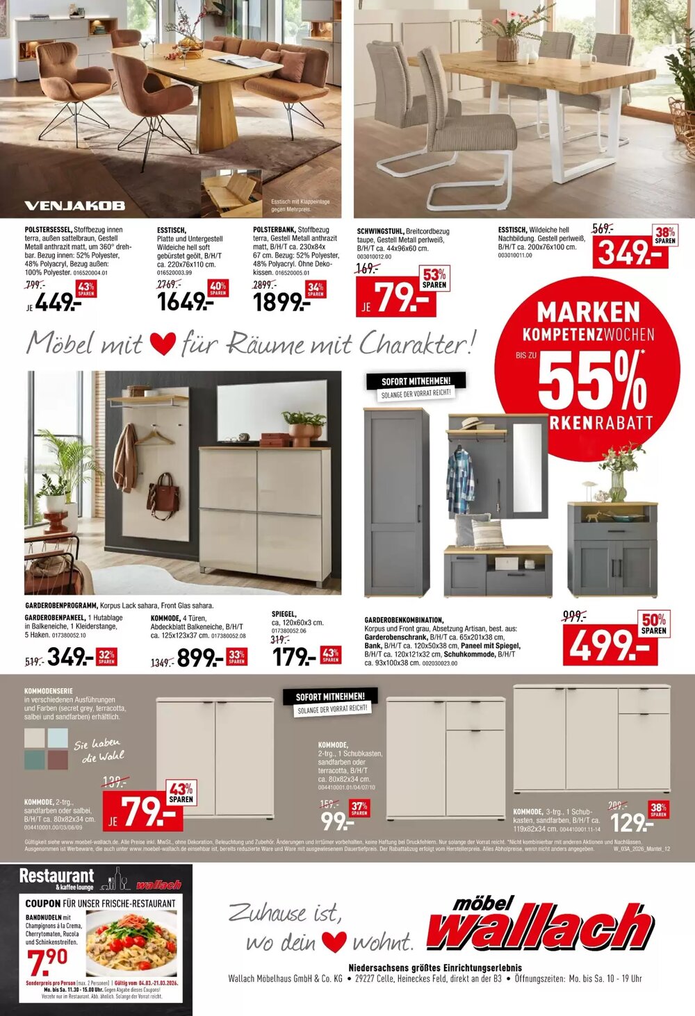 Möbel Wallach Prospekt (ab 05.03.2026) zum Blättern - Seite 12