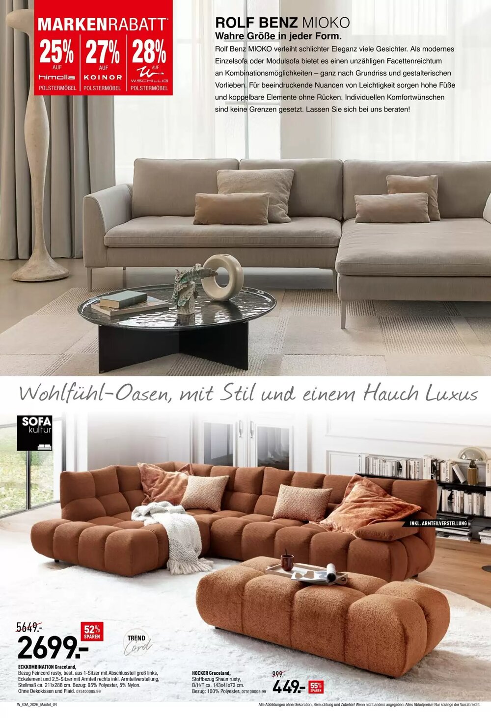 Möbel Wallach Prospekt (ab 05.03.2026) zum Blättern - Seite 4