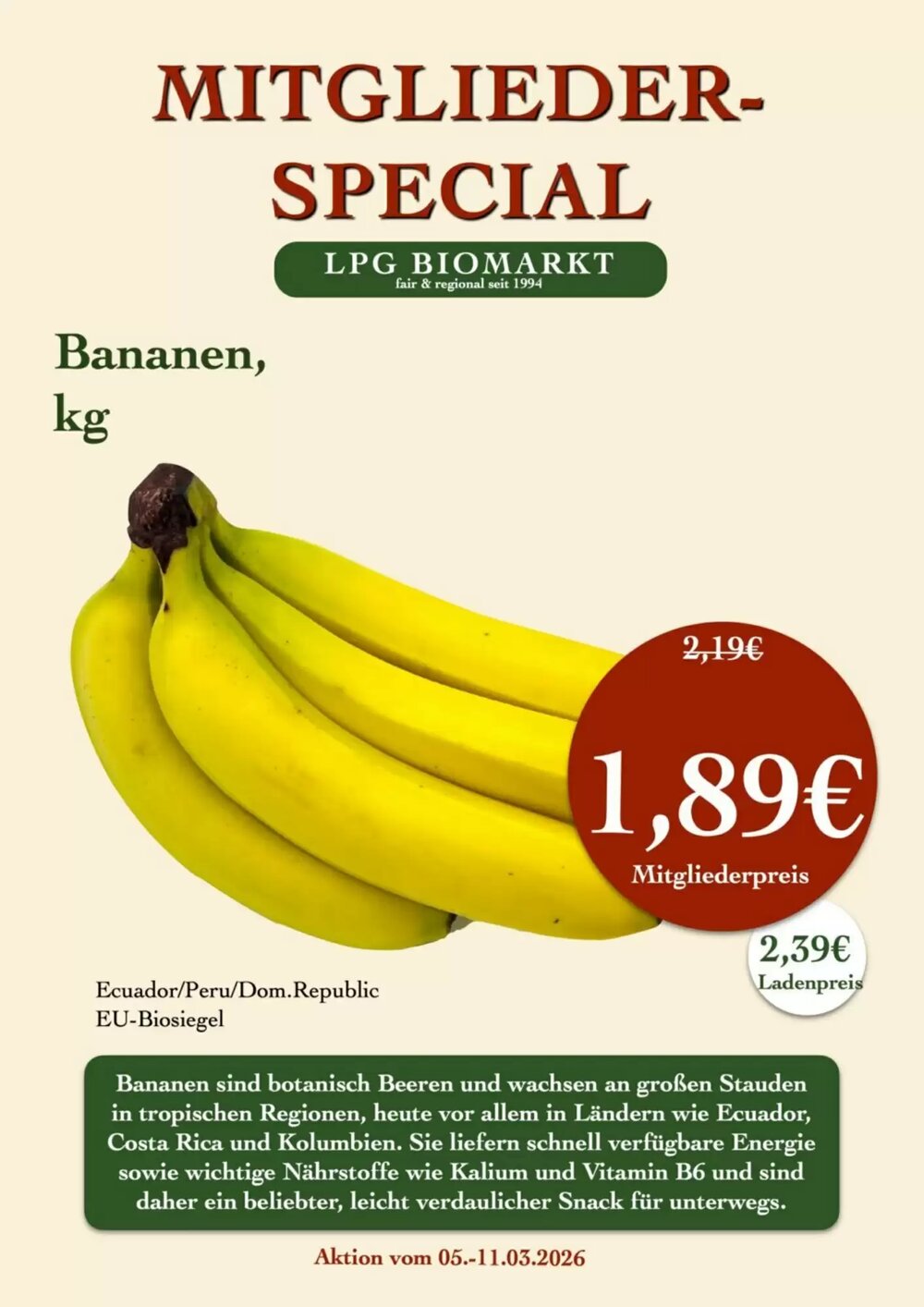 LPG Biomarkt Prospekt (ab 05.03.2026) zum Blättern - Seite 14