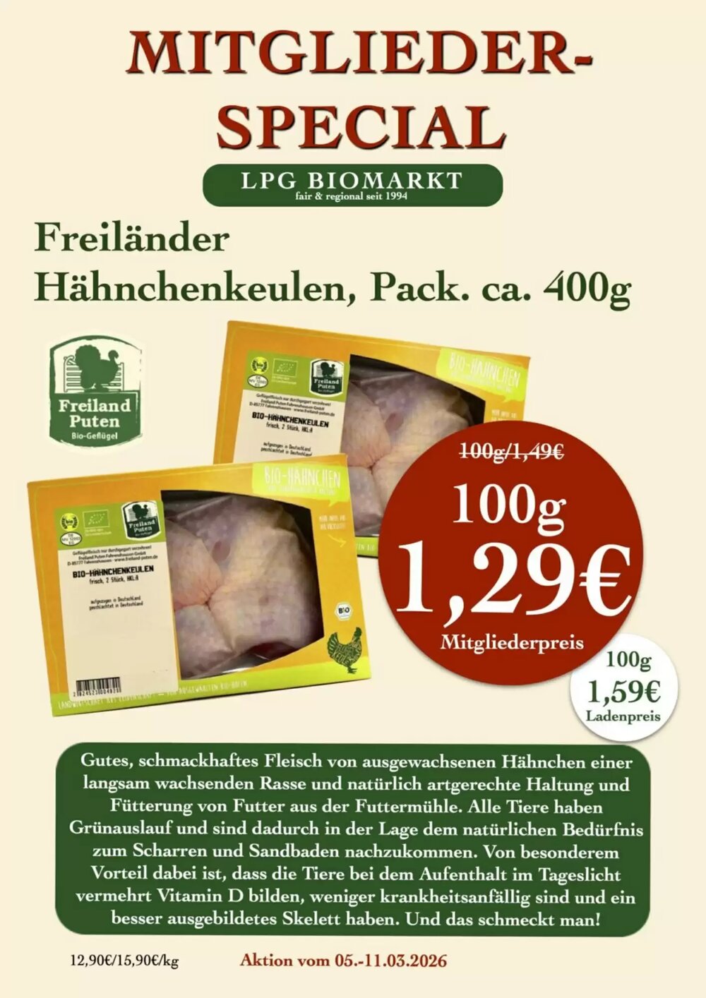 LPG Biomarkt Prospekt (ab 05.03.2026) zum Blättern - Seite 6