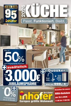 Möbel Inhofer Prospekt (ab 06.03.2026) zum Blättern