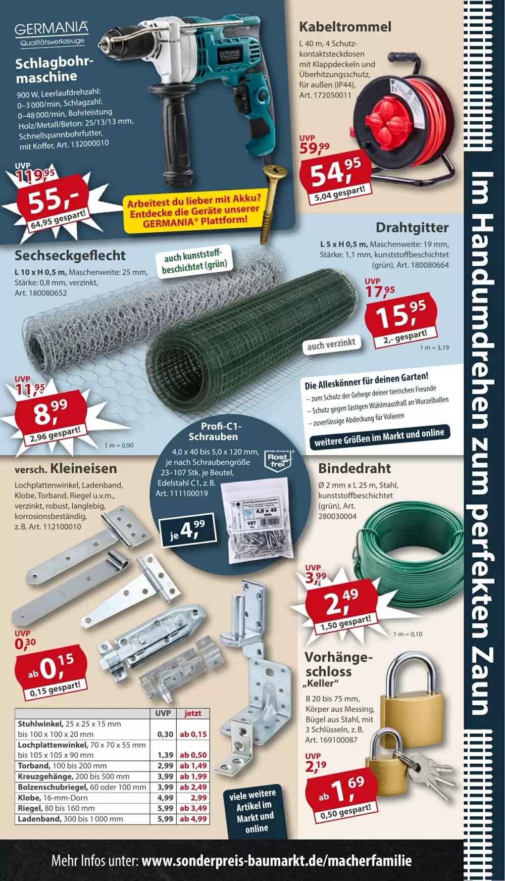 Sonderpreis Baumarkt Prospekt (ab 07.03.2026) zum Blättern - Seite 11