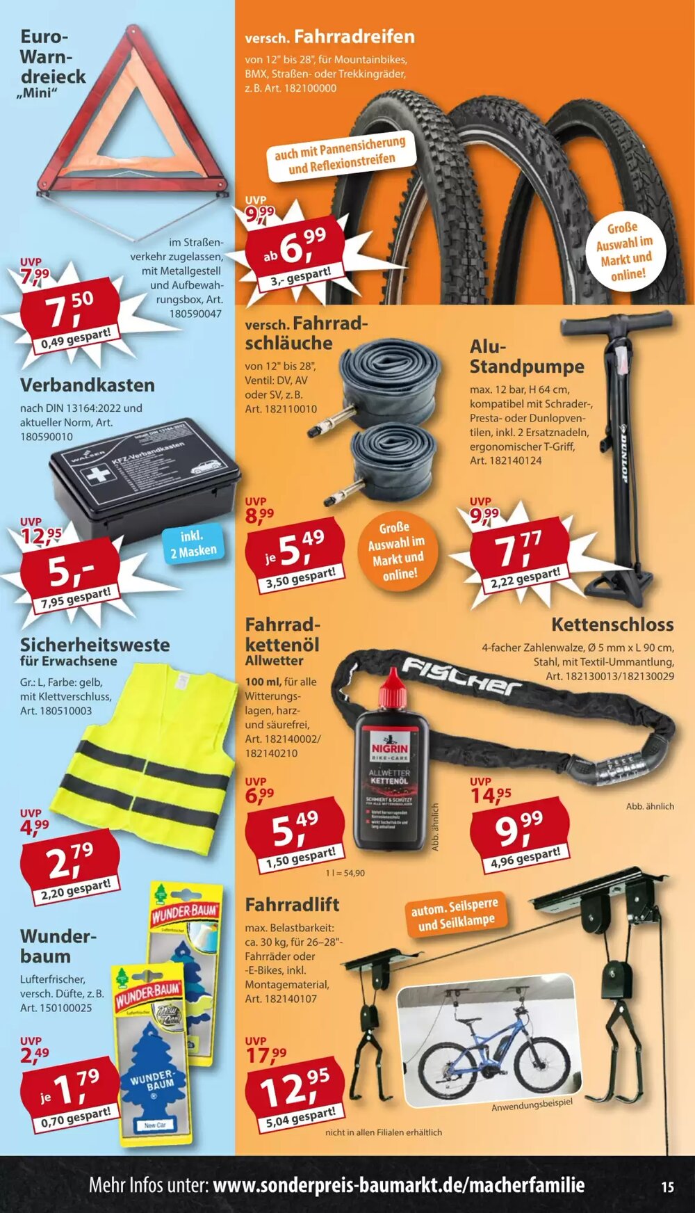 Sonderpreis Baumarkt Prospekt (ab 07.03.2026) zum Blättern - Seite 15