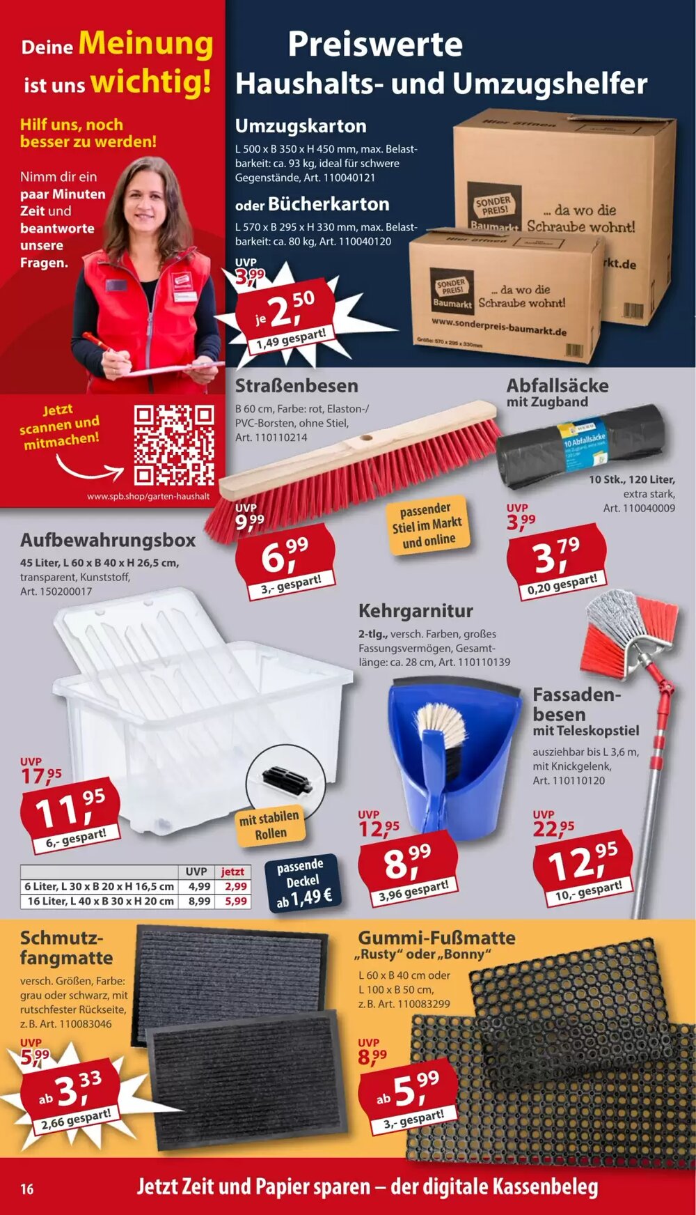 Sonderpreis Baumarkt Prospekt (ab 07.03.2026) zum Blättern - Seite 16