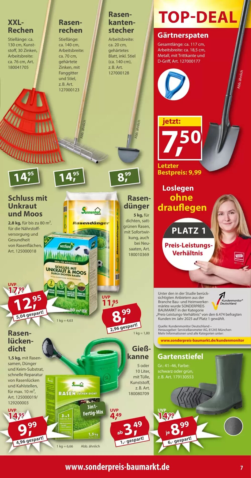 Sonderpreis Baumarkt Prospekt (ab 07.03.2026) zum Blättern - Seite 7