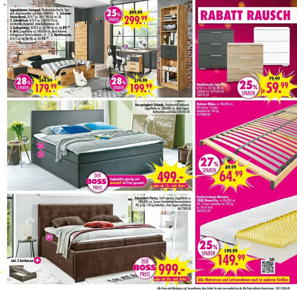 Möbel Boss Prospekt (ab 07.03.2026) zum Blättern - Seite 9