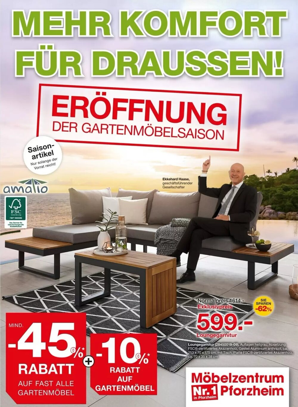 Möbelzentrum Pforzheim Prospekt (ab 07.03.2026) zum Blättern - Seite 1