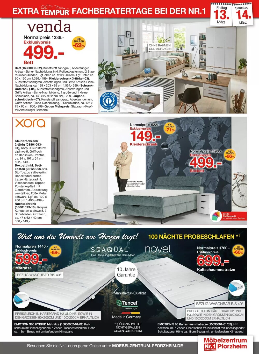 Möbelzentrum Pforzheim Prospekt (ab 07.03.2026) zum Blättern - Seite 11