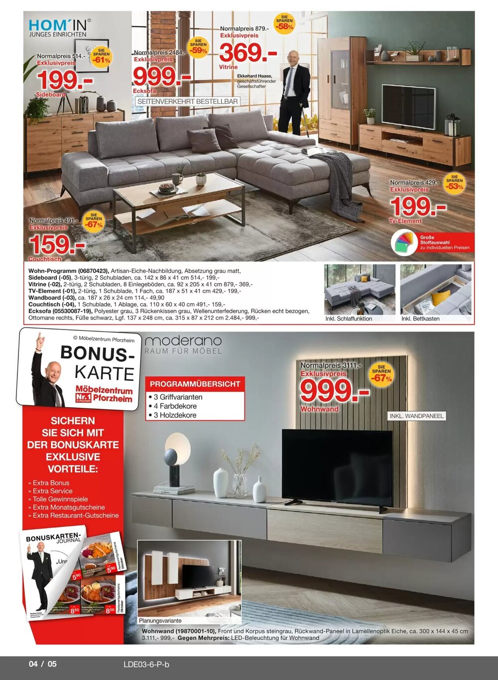 Möbelzentrum Pforzheim Prospekt (ab 07.03.2026) zum Blättern - Seite 4