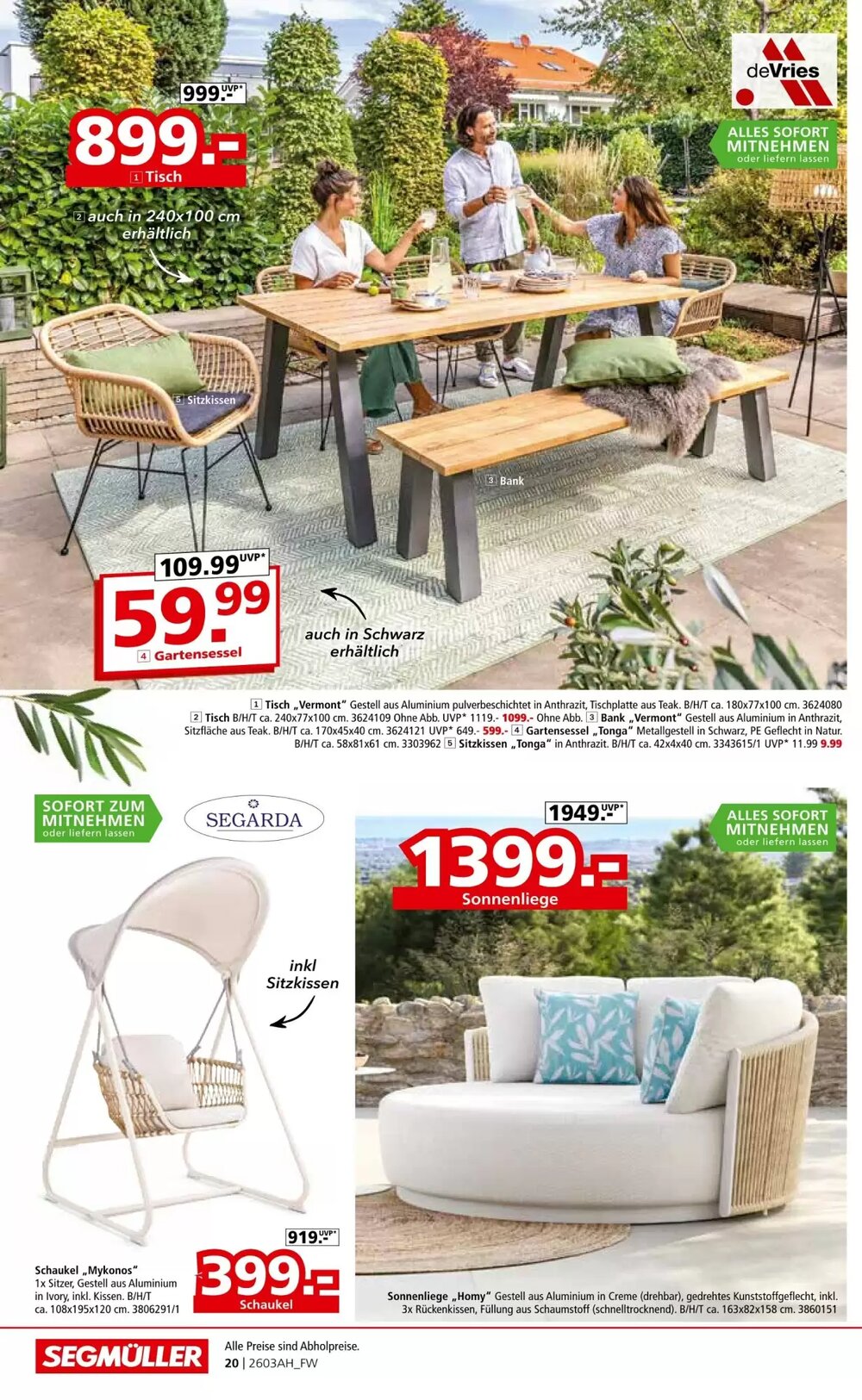 Segmüller Prospekt (ab 07.03.2026) zum Blättern - Seite 20